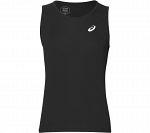 Asics Silver Singlet Black